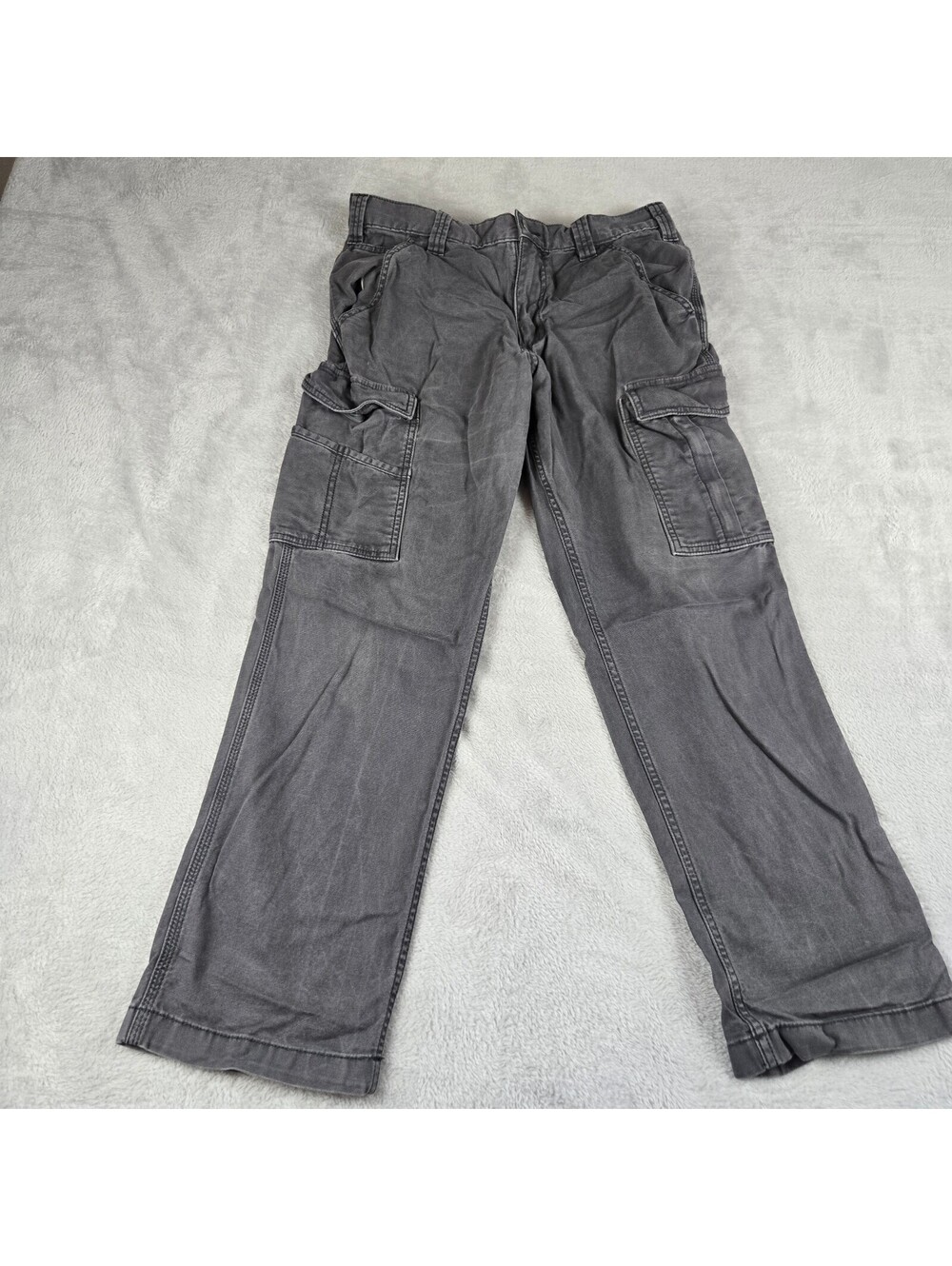 Carhartt Relaxed Fit Cargo Pants Men's 32x30 Gray Work Utility Pants